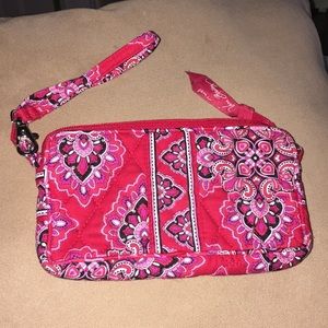 VERA BRADLEY wristlet, Frankly Scarlett, NWOT